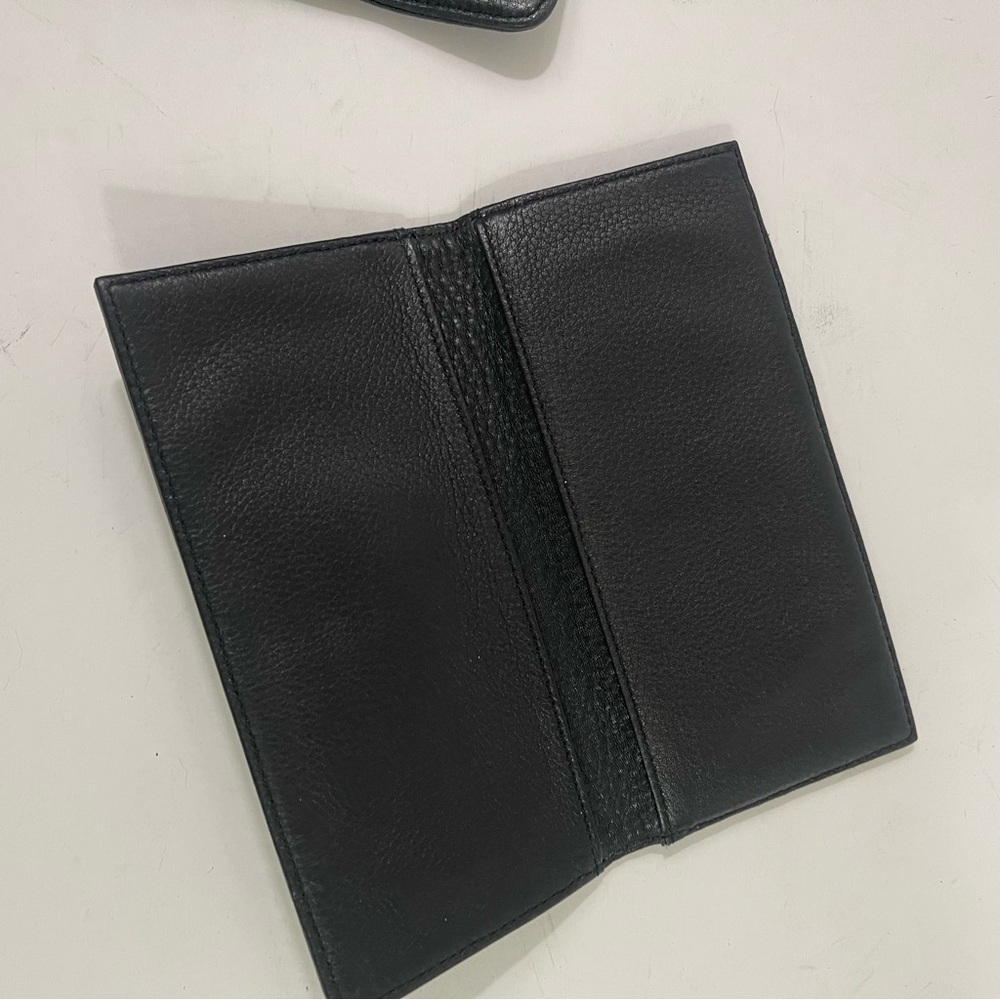 Tory Burch Black Leather Amanda Flap Continental Wallet - Picture 9 of 11